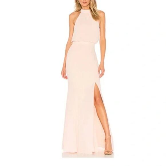 LIKELY Cameron Gown in Seashell Pink sz 10 - Picture 1 of 8